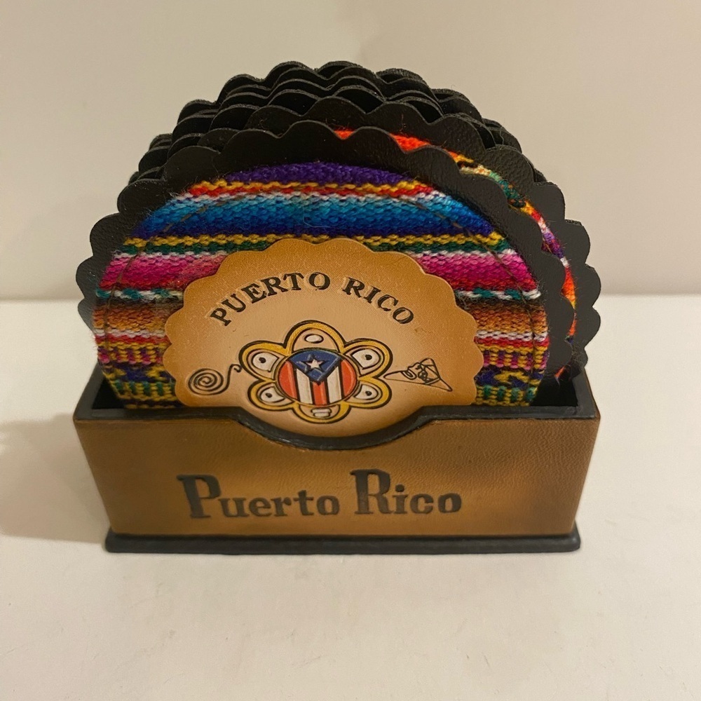 Puerto Rico Set of 6 Coasters (GX)
